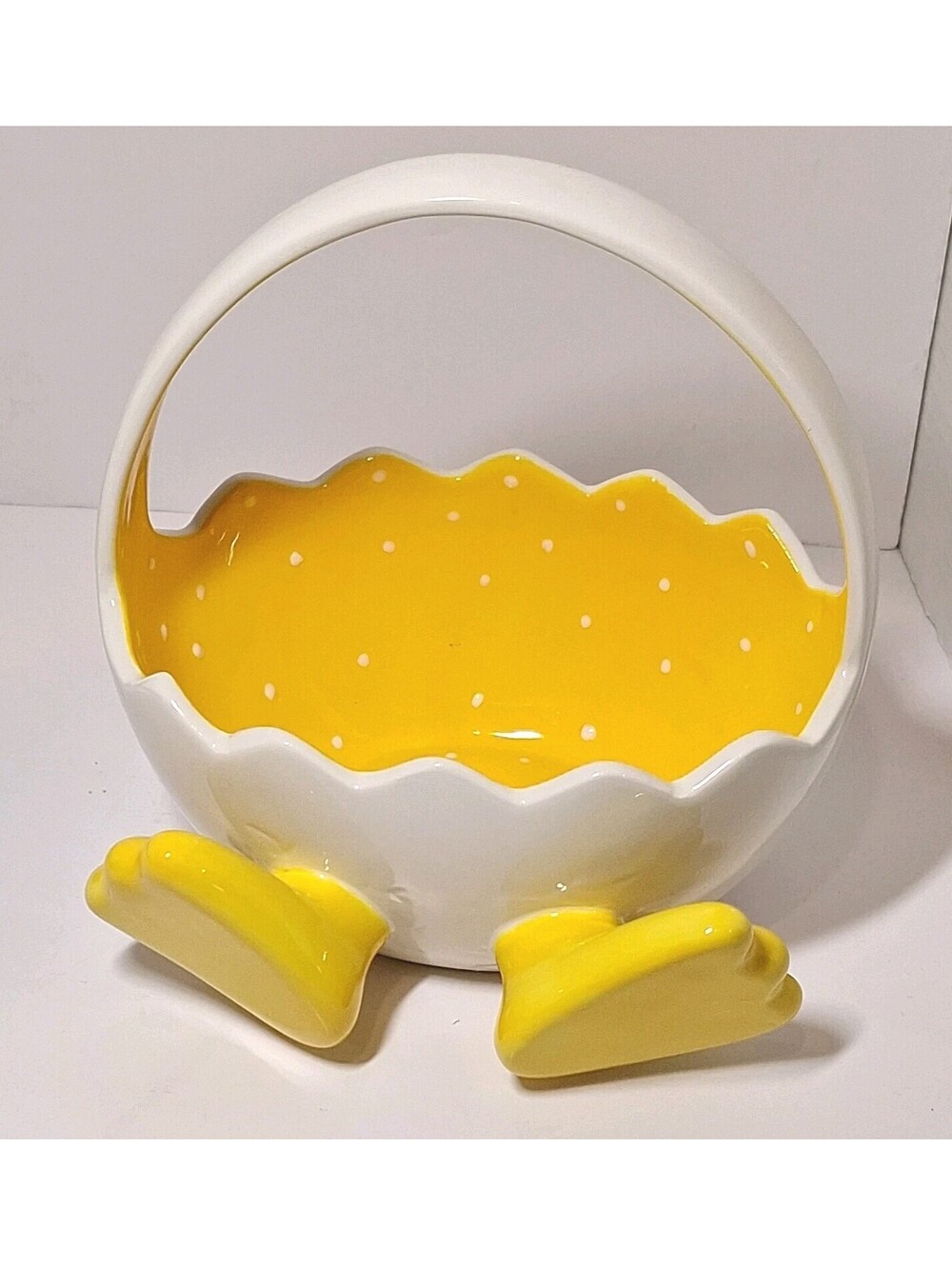 Cracked Egg Duck Feet Candy Dish Bowl  6.5”Wide by Ganz